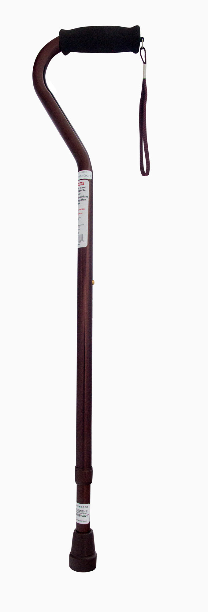 Pharmasave Aluminum Cane - Unisex - Bronze - Offset Handle