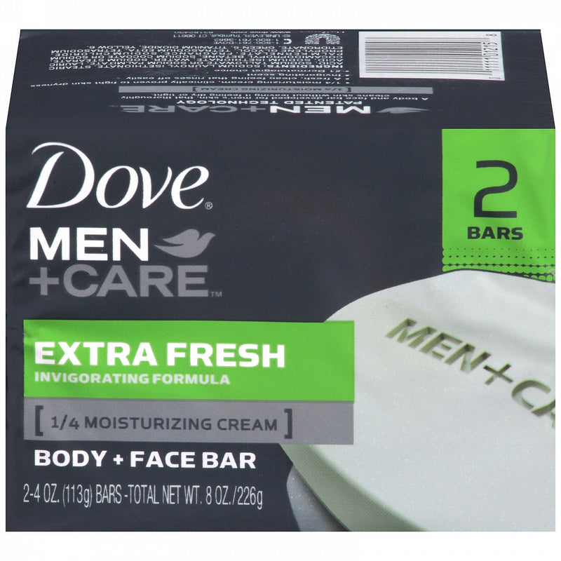 Dove Men + Care Extra Fresh Body and Face Bar 2s - Simpsons Pharmacy