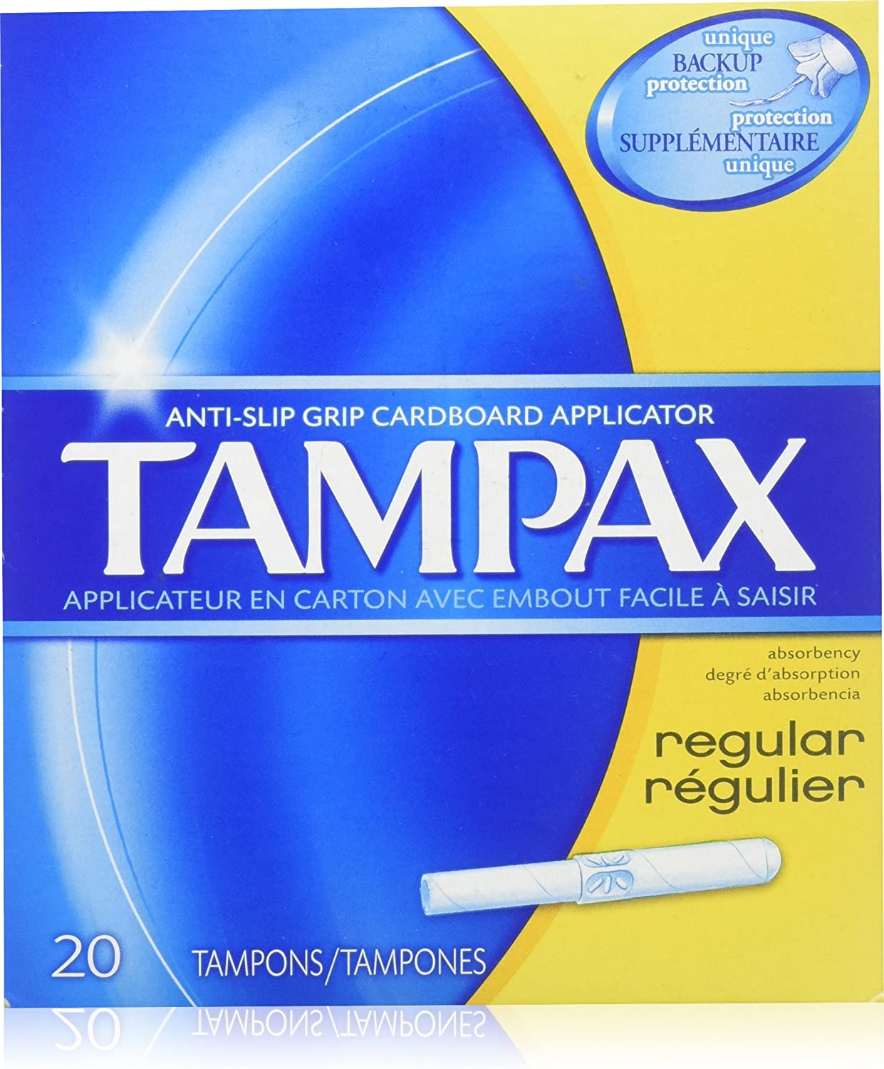 Tampax - Tampax, Tampons, Cardboard Applicator, Regular, Unscented