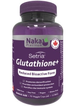 Naka Platinum Setria Glutathione+ - 75 capsules - Simpsons Pharmacy