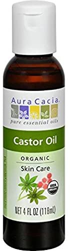 Aura Cacia Organic Castor Oil 118ml - Simpsons Pharmacy