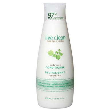 LIVE CLEAN CONDITIONER - GREEN EARTH - INVIGORATING 350ML - Simpsons Pharmacy