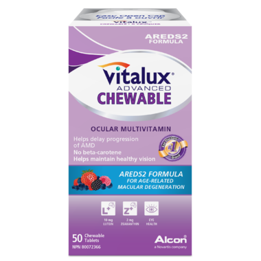 Vitalux Advanced Multivitamin AREDS 2 Chewable 50 tablets - Simpsons Pharmacy