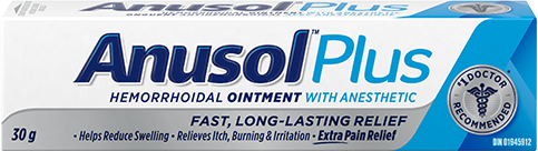 Anusol Plus Hemorrhoidal Ointment with Anesthetic - 30g - Simpsons Pharmacy