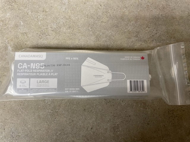 Mask CA-N95 flat fold Respirator Pack of 10 - Simpsons Pharmacy