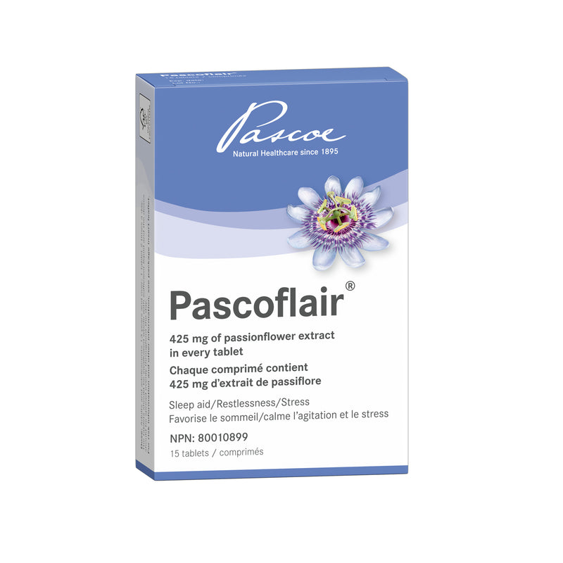 Pascoflair - 425 mg of Passionflower extract - 15 tablets - Simpsons Pharmacy