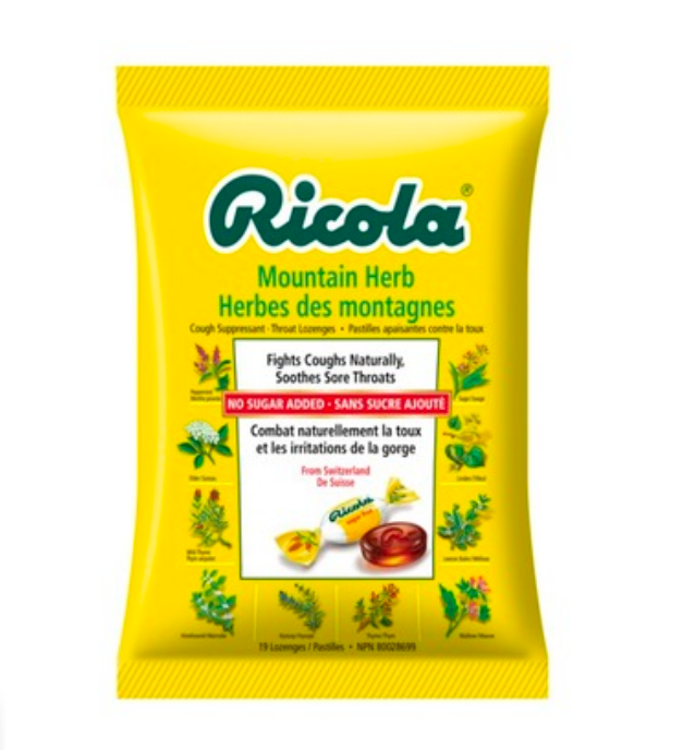 Ricola Sugar Free, Mountain Herb - Simpsons Pharmacy