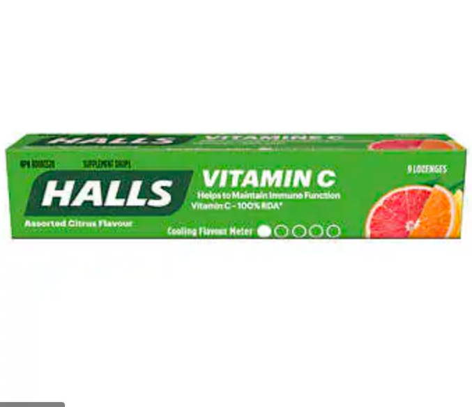 HALLS Defense Vitamin C, Assorted - Simpsons Pharmacy