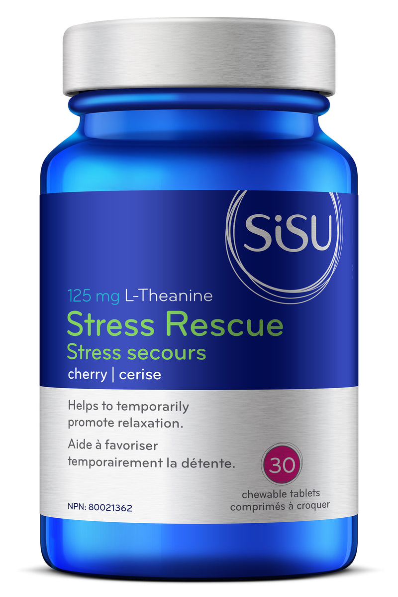 Stress Rescue 125 mg L-Theanine, Cherry SISU - Simpsons Pharmacy