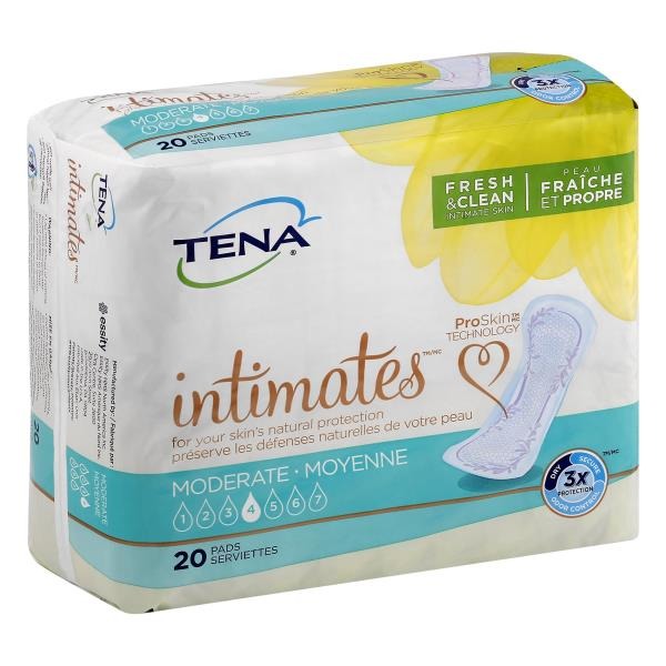 Intimates Pads Moderate Regular: Incontinence Pads For Women - TENA