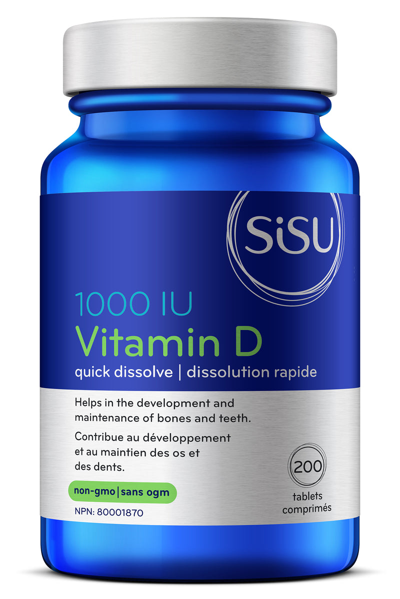 SISU Vitamin D3 1000 IU quick dissolve tablets 200s - Simpsons Pharmacy