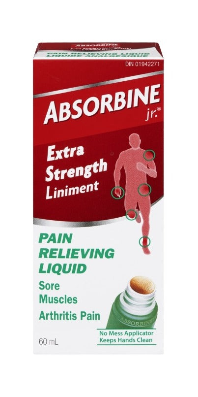 Absorbine Jr Liniment Extra Strength Pain Relieving Liquid - 60mL - Simpsons Pharmacy