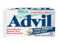 Advil Ibuprofen Liquigels Extra Strength 400mg - 80 capsules - Simpsons Pharmacy