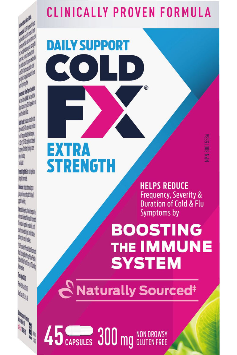 Cold FX Extra Strength Boosting the Immune System 300 mg- 45 Capsules - Simpsons Pharmacy