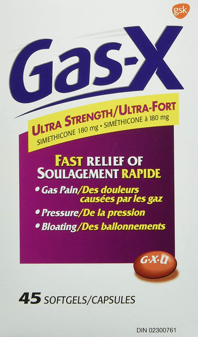Gas-X Ultra Strength Gas Relief - 45 Softgel Capsules - Simpsons Pharmacy