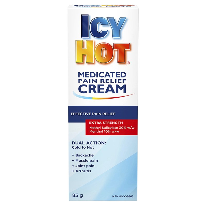 Icy Hot Extra Strength Medicated Pain Relief Cream - 85g - Simpsons Pharmacy