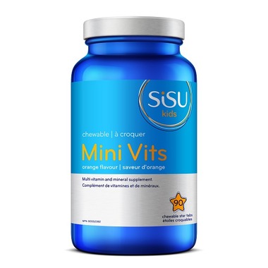 SISU Mini Vits Orange Chewable 90 tabs - Simpsons Pharmacy