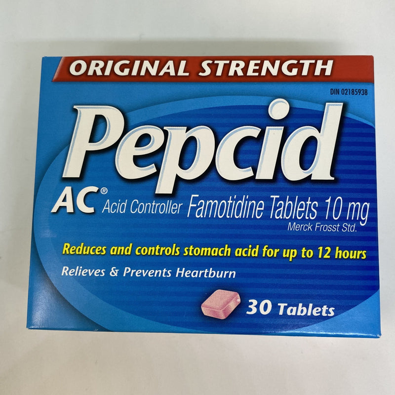 Pepcid AC Original Strength 10 mg - 30 tablets - Simpsons Pharmacy