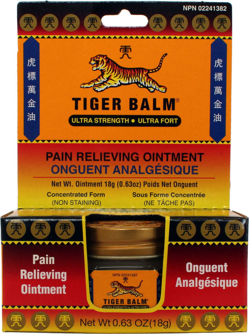 Tiger Balm Ultra Strength Pain Relieving Ointment - 18g - Simpsons Pharmacy