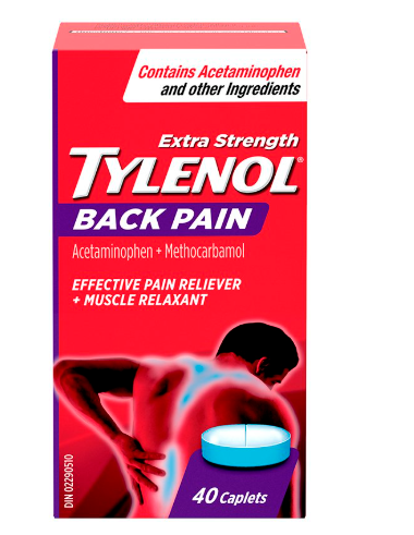 Tylenol Extra Strength Acetaminophen Back Pain Relief - 40 Caplets - Simpsons Pharmacy