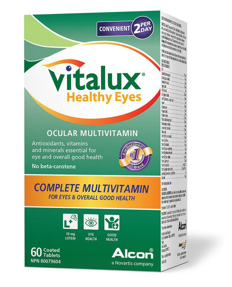 Vitalux Healthy Eyes Ocular Complete Multivitamin - 60 Caplets - Simpsons Pharmacy