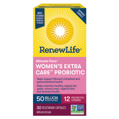 Renew Life Ultimate Flora Women's Extra Care Probiotic 50B 30's - Simpsons Pharmacy