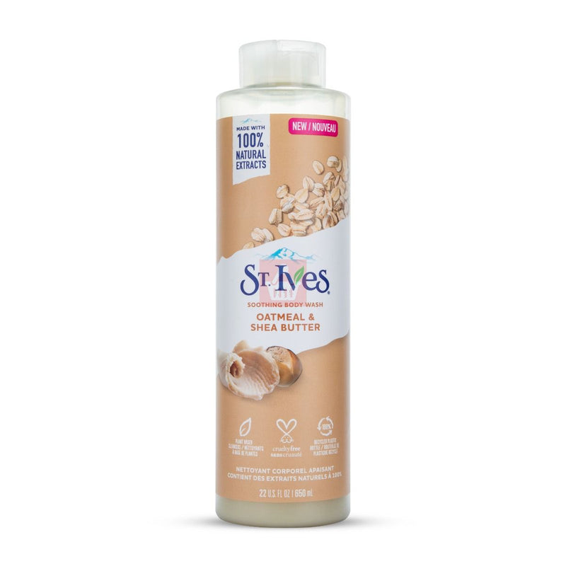 St. Ives Soothing Oatmeal and Shea Butter Body Wash 650ml - Simpsons Pharmacy