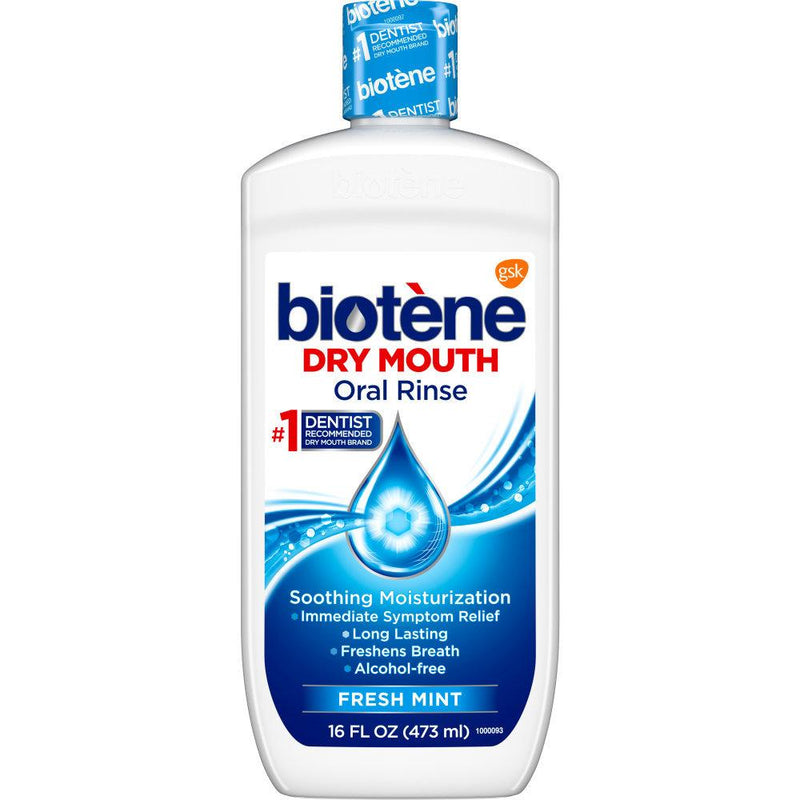 Biotene Dry Mouth Moisturizing Mouthwash - Fresh Mint 473mL - Simpsons Pharmacy