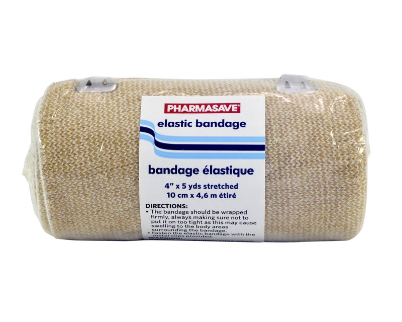 Pharmasave Elastic Bandage 10cmX4.6m (4"x5yds) - Simpsons Pharmacy
