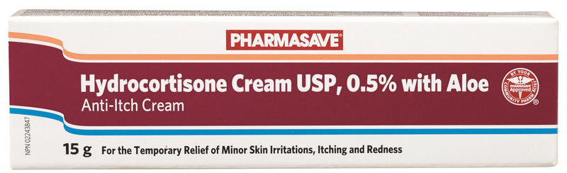 Pharmasave Hydrocortisone Cream U.S.P. 0.5% with Aloe - Simpsons Pharmacy