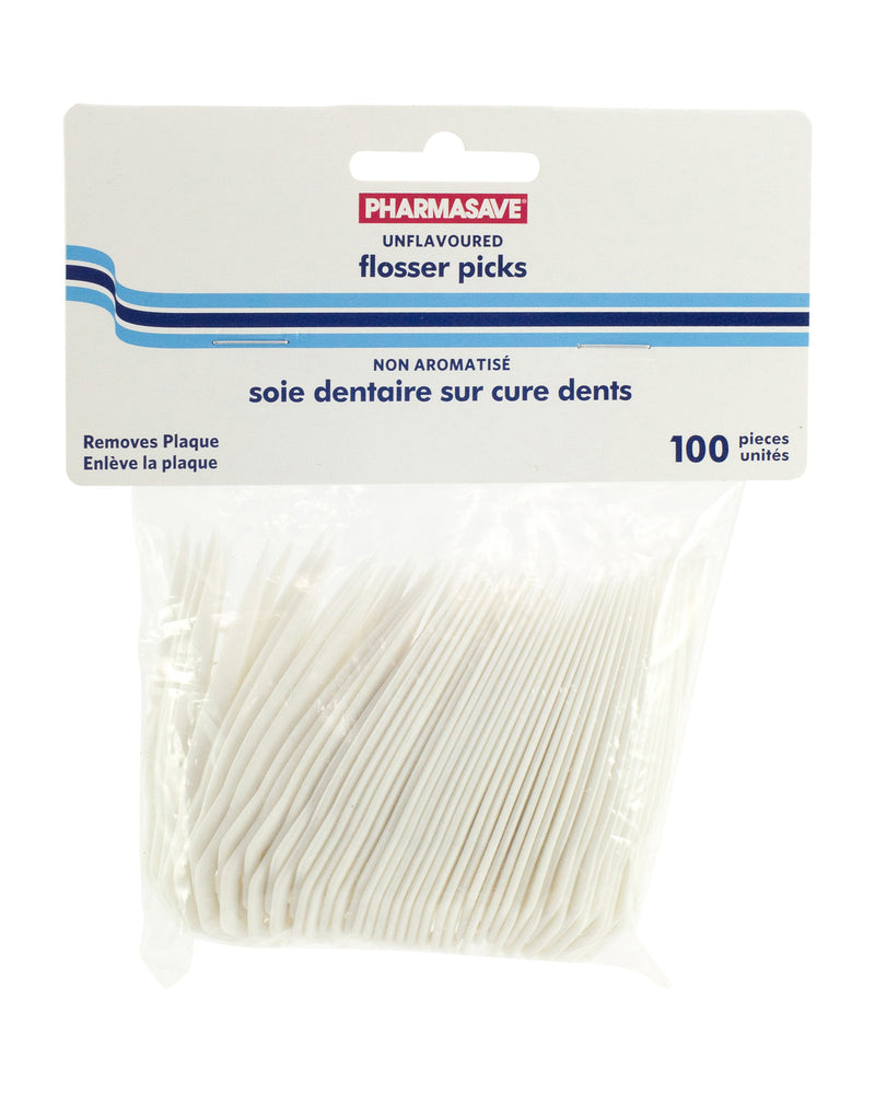 Pharmasave Flosser Picks - Unflavoured - Simpsons Pharmacy