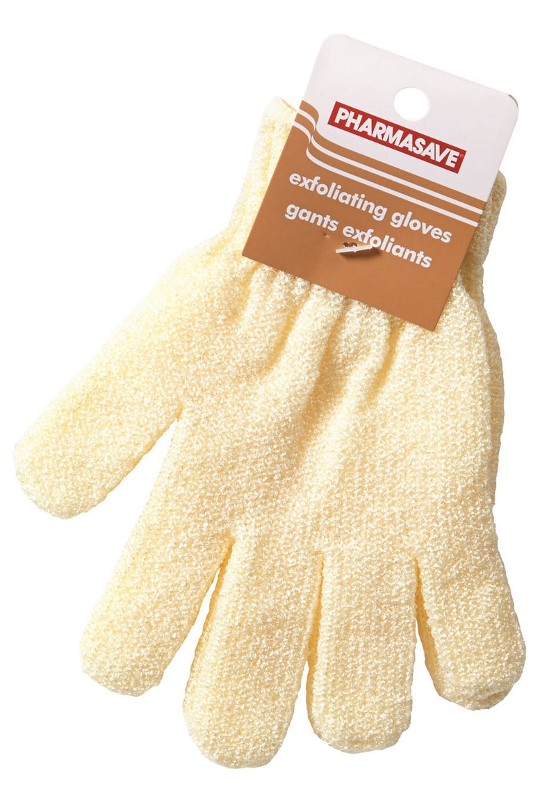 Pharmasave Exfoliating Gloves - Oatmeal - Simpsons Pharmacy