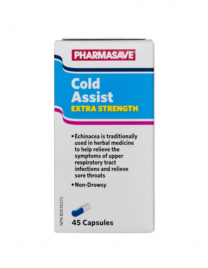Pharmasave Cold Assist Extra Strength - 45 Capsules - Simpsons Pharmacy
