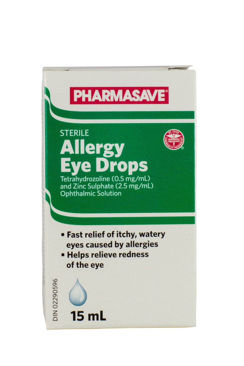 Pharmasave Allergy Eye Drops - 15mL - Simpsons Pharmacy