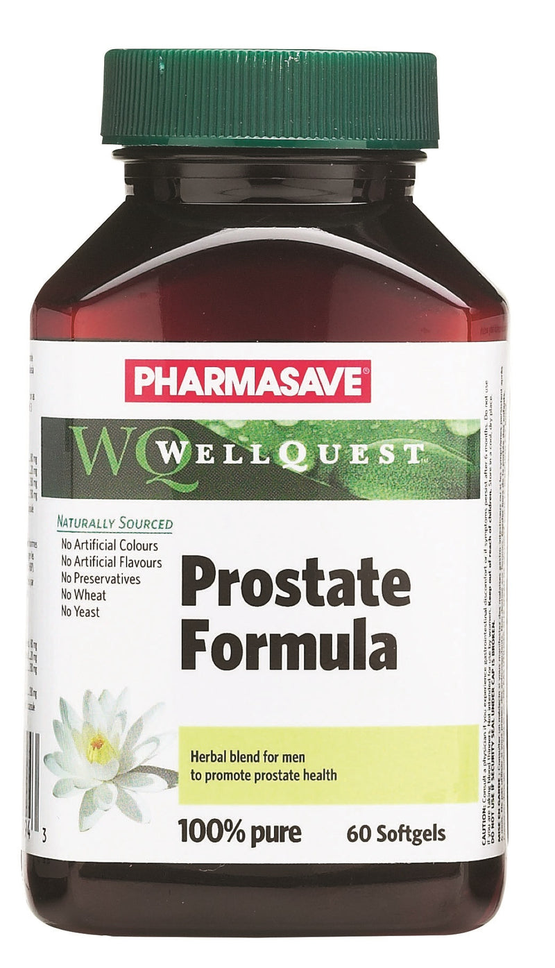 Pharmasave WellQuest Prostate Formula 100% Pure Softgels - Simpsons Pharmacy