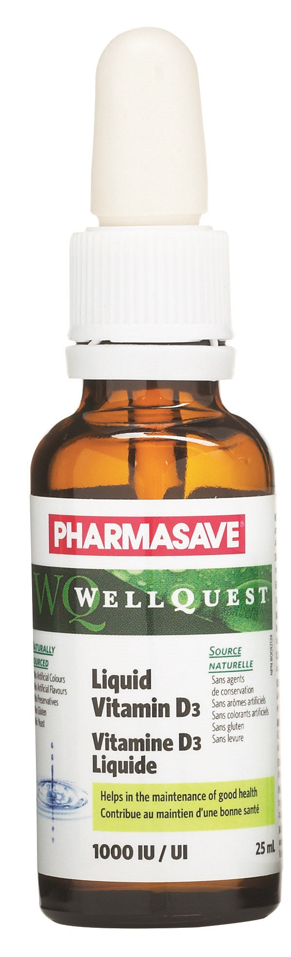 Pharmasave WellQuest Liquid Vitamin D3 1000IU - Simpsons Pharmacy