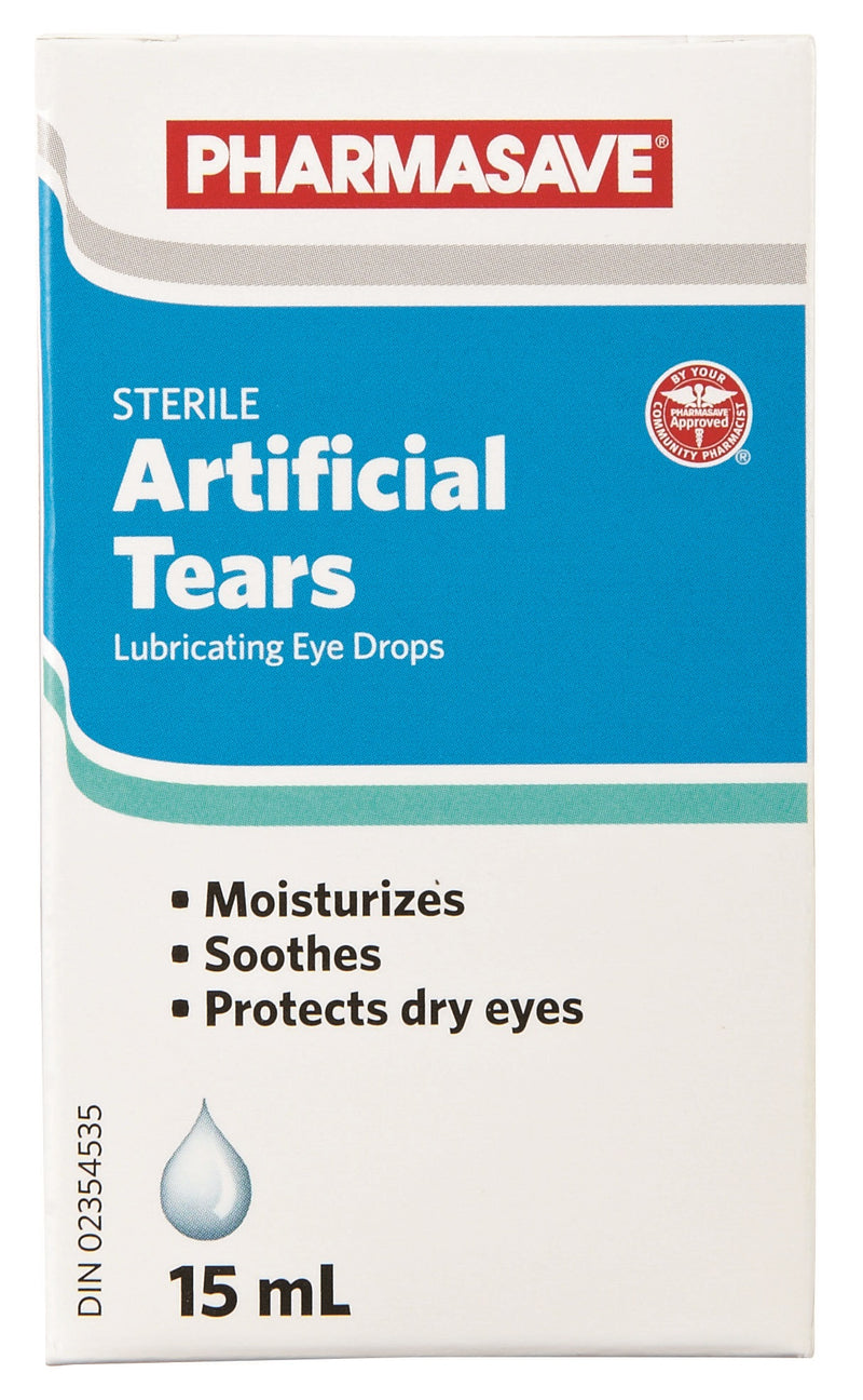 Pharmasave Artificial Tears Lubricating Eye Drops - 15mL - Simpsons Pharmacy