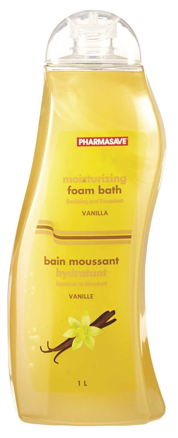 Pharmasave Foam Bath Vanilla Round Bottle - Simpsons Pharmacy