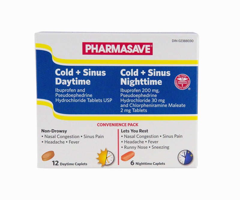 Pharmasave Cold + Sinus Day/Night - Simpsons Pharmacy