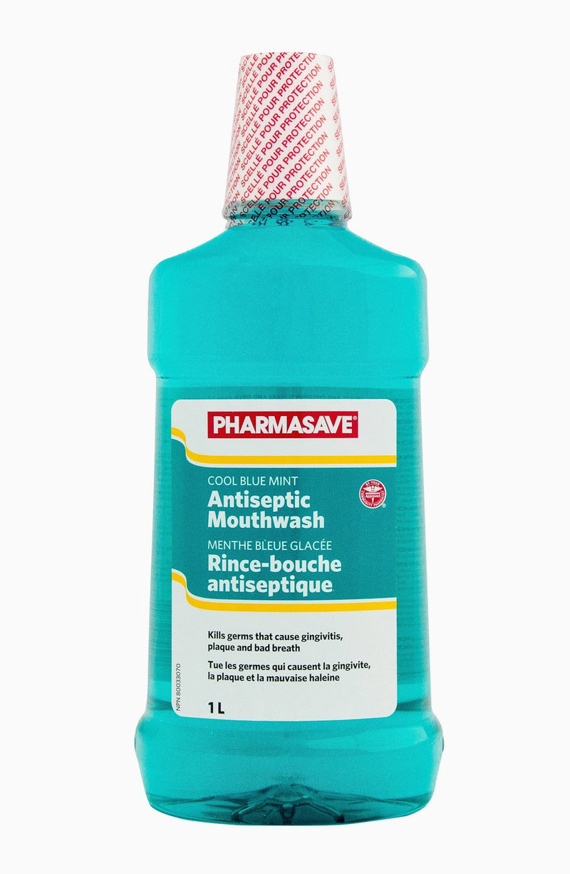 Pharmasave Antiseptic Mouthwash Cool Blue Mint - Simpsons Pharmacy
