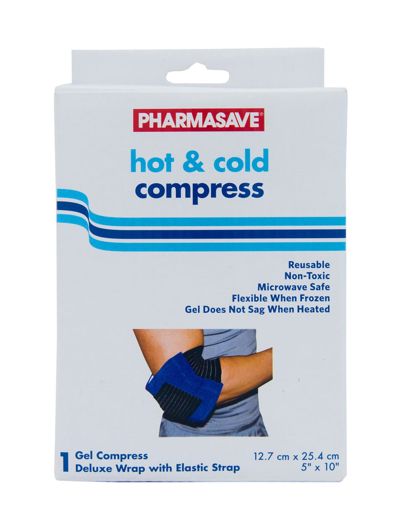 Pharmasave Hot & Cold Compress Wrap with Strap 5x10 - Simpsons Pharmacy