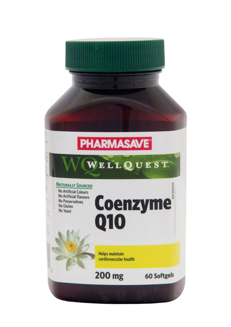 Pharmasave WellQuest CoEnzyme Q10 200mg Softgels - Simpsons Pharmacy
