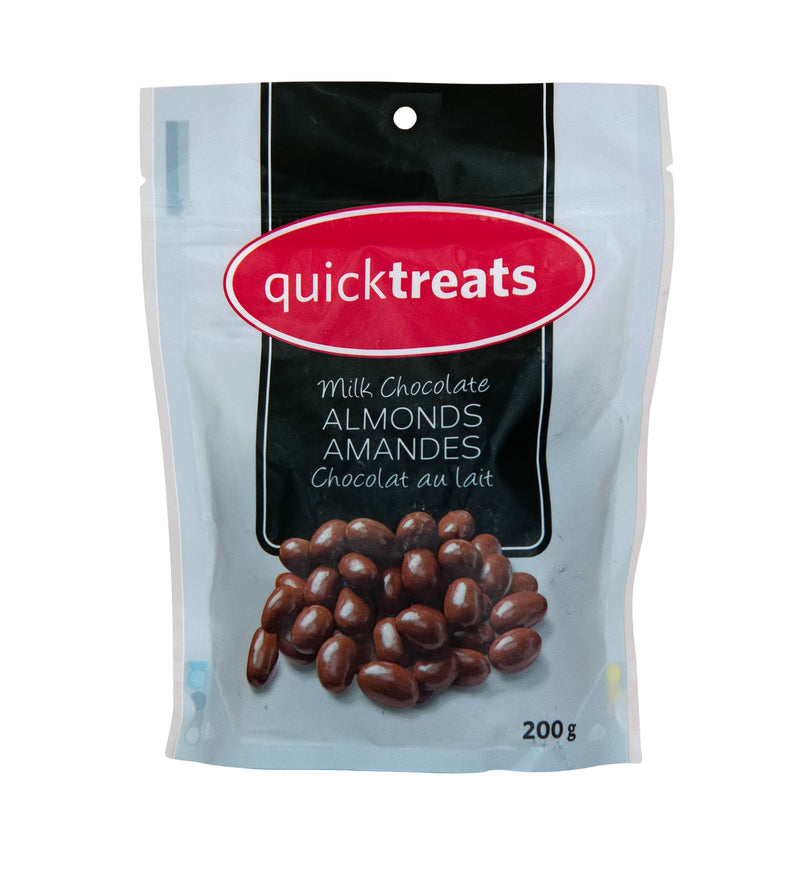 Quicktreats Milk Chocolate Almonds - Simpsons Pharmacy