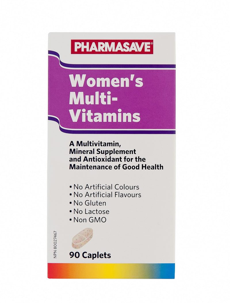 Pharmasave Multi-Vitamins Caplets - Women's - Simpsons Pharmacy