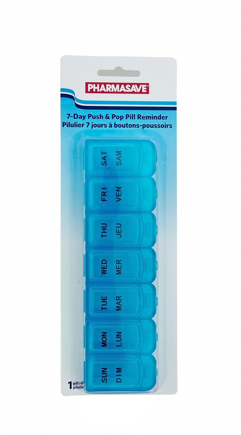Pharmasave 7-Day Push & Pop Pill Reminder - Simpsons Pharmacy