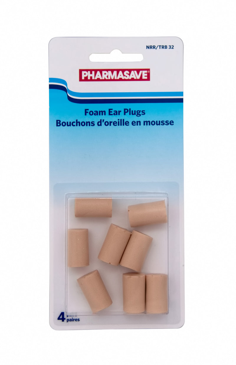 Pharmasave Foam Ear Plugs (Tan) - Simpsons Pharmacy