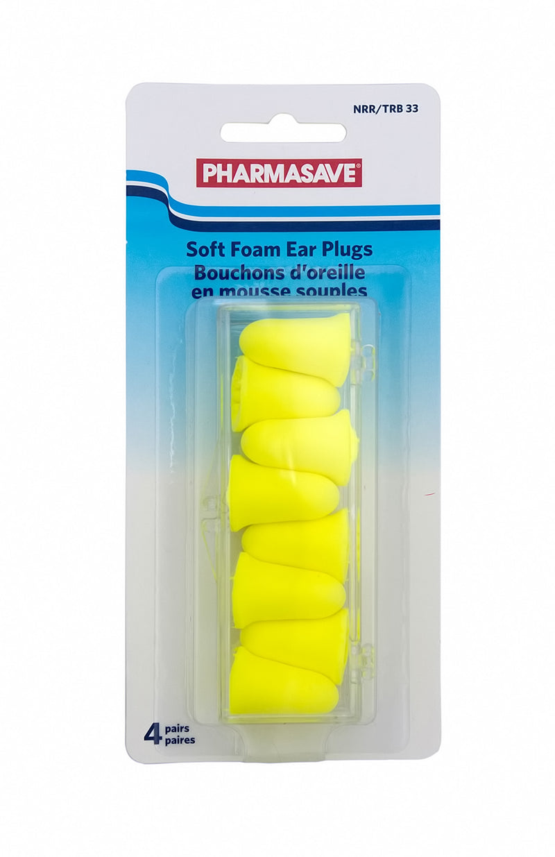 Pharmasave Soft Foam Ear Plugs (Yellow) - Simpsons Pharmacy