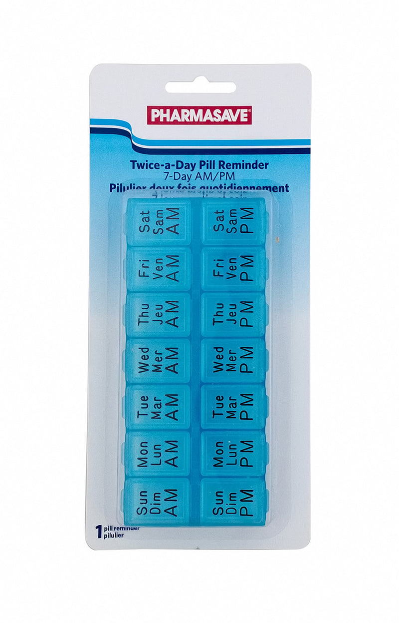 Pharmasave 7-Day AM/PM Twice-a-Day Pill Reminder - Simpsons Pharmacy