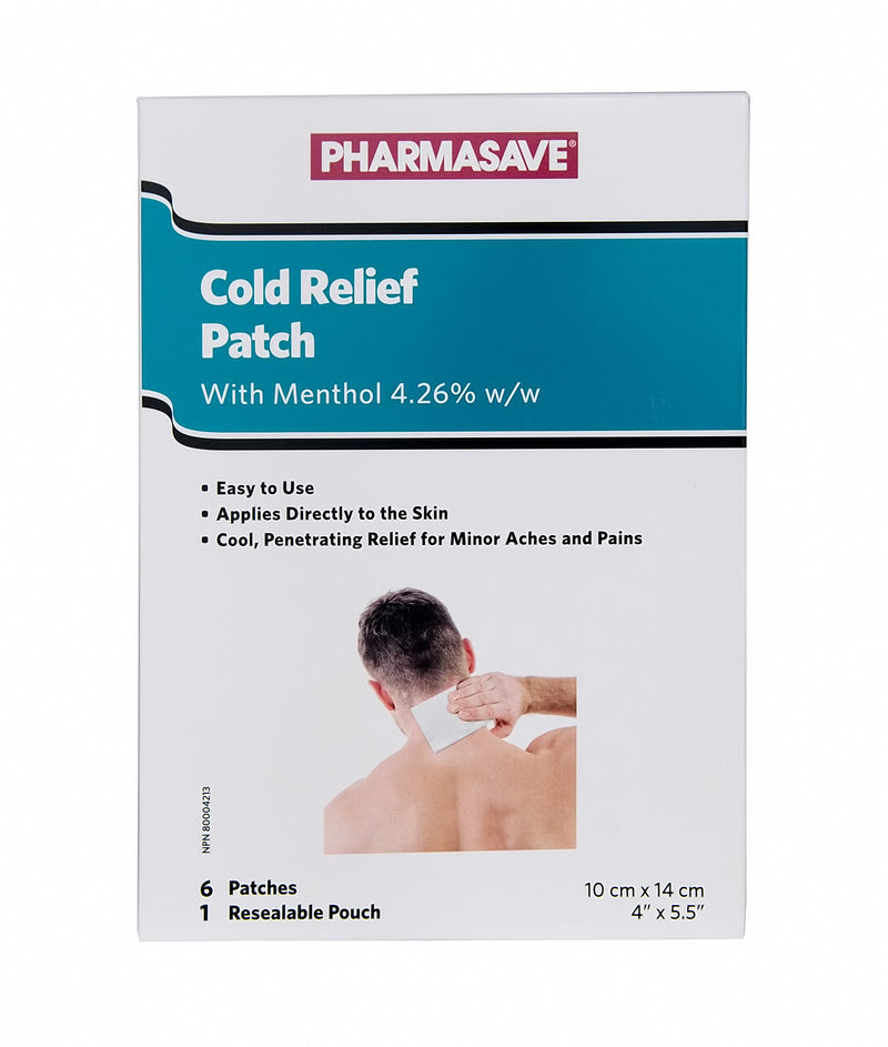 Pharmasave Cold Relief Patch - Simpsons Pharmacy
