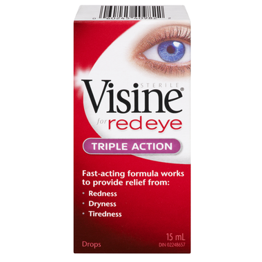 Visine for Red Eye Triple Action - 15ml - Simpsons Pharmacy